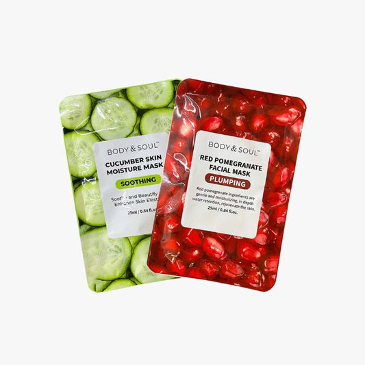 Pomegranate and Cucumber Mask bundle