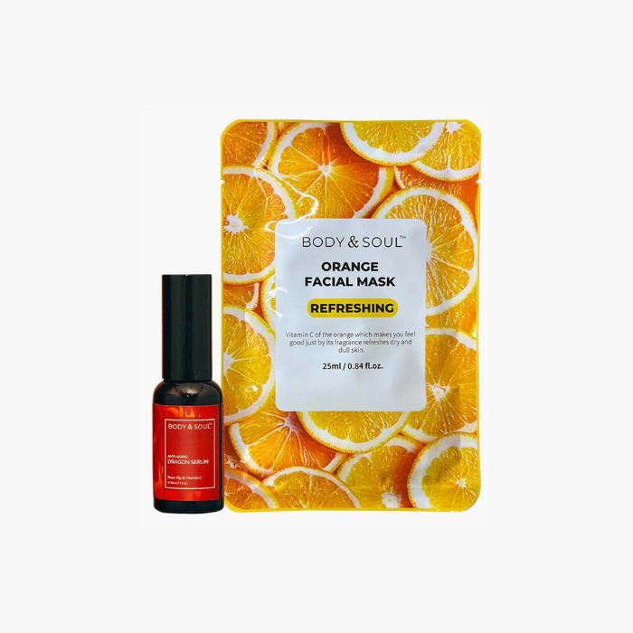 Dragon Serum and Orange Mask Bundle