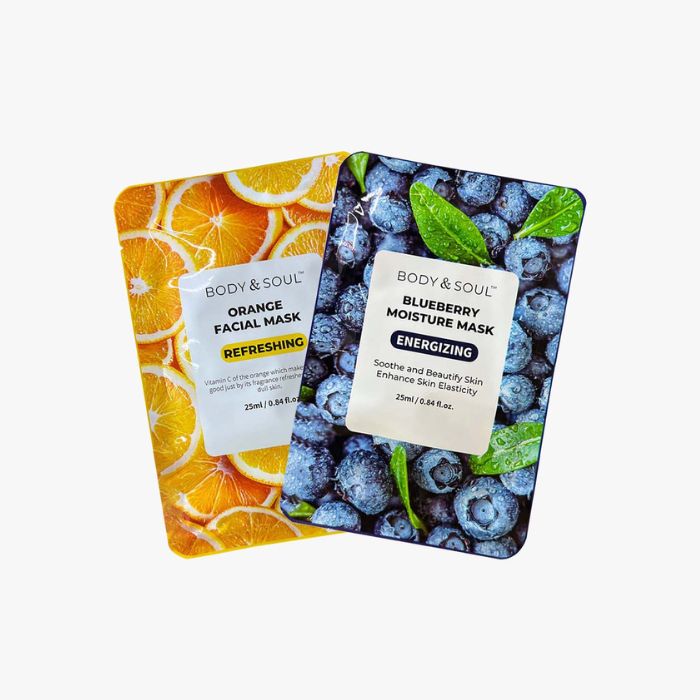 Blueberry and Orange Mask bundle