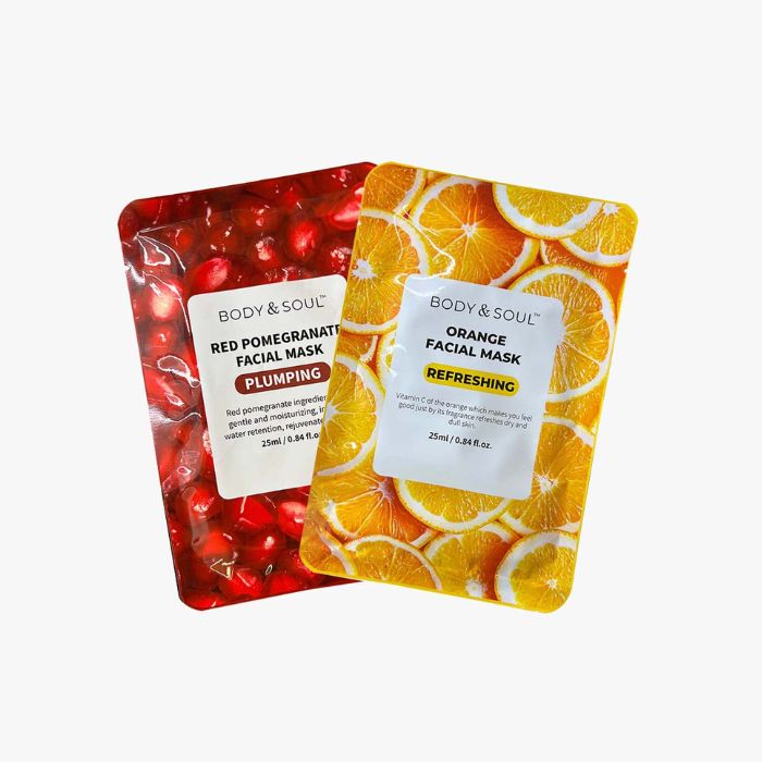 Pomegranate and Orange Mask bundle